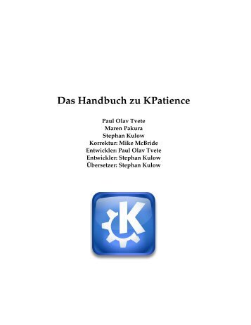 Das Handbuch zu Kpatience - KDE Documentation