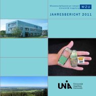 2011 - WissenschaftsZentrum Umwelt - UniversitÃƒÂ¤t Augsburg