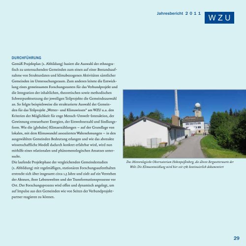 2011 - WissenschaftsZentrum Umwelt - UniversitÃƒÂ¤t Augsburg