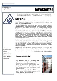 Newsletter - Wiedner Gymnasium