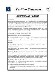 Position Statement â SMOKING AND HEALTH - Royal College of ...