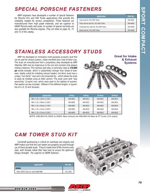 Catalog Supplement for 2006 - JRP