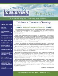 Newsletter - Towamencin Township