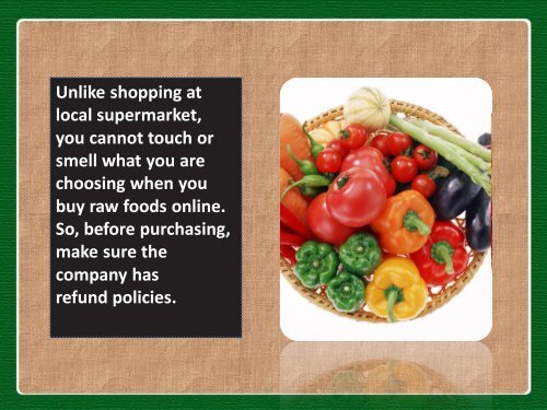 Buy Healthy and Fresh Organic Foods Online