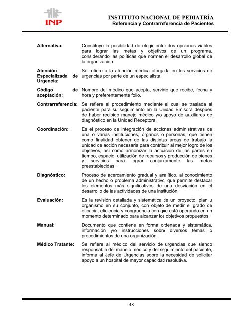 Manual para la Referencia y Contrareferencia de Pacientes del ...