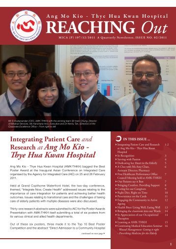 AMK-THKH Newsletter Issue 2 of 2011 - Thye Hua Kwan Hospital