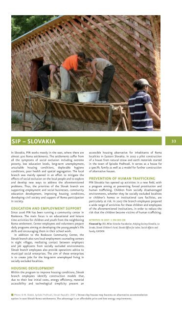 PEOPLE IN NEED ANNUAL REPORT 2007