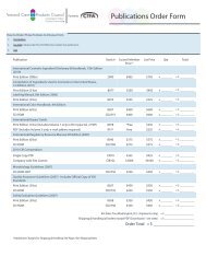 Publications Order Form - Personal Care Products Council