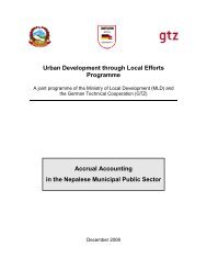 GTZ Report on Accrual Accounting Status Quo - LGCDP