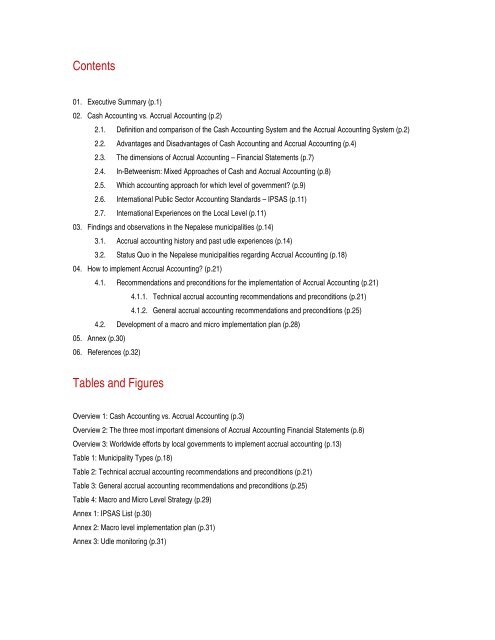 GTZ Report on Accrual Accounting Status Quo - LGCDP