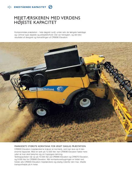 NEW HOLLAND CR9OOO ELEVATION