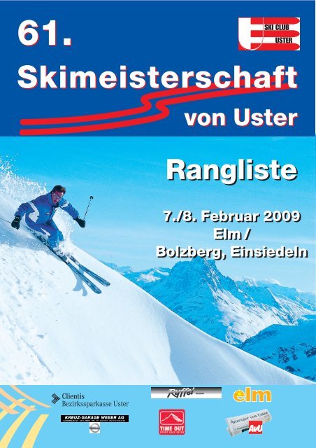 Rangliste 2009 - skimu.ch