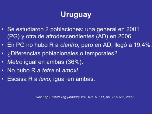 Tratamiento de la infecciÃ³n por H. Pylori - ClÃ­nica de ...