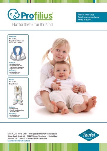 HÃ¼ftorthetik fÃ¼r Ihr Kind - Wilhelm-Julius Teufel GmbH