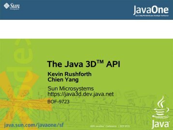 Java 3D 1.4