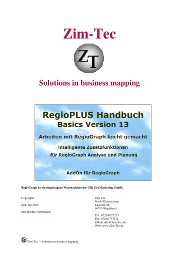 Handbuch (Pdf) - Zim-Tec