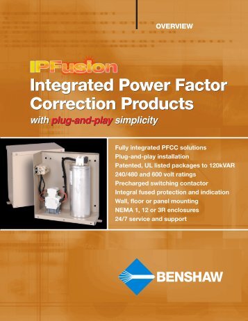 IPFusion Power Factor Correction Products ... - Royal Hydraulics