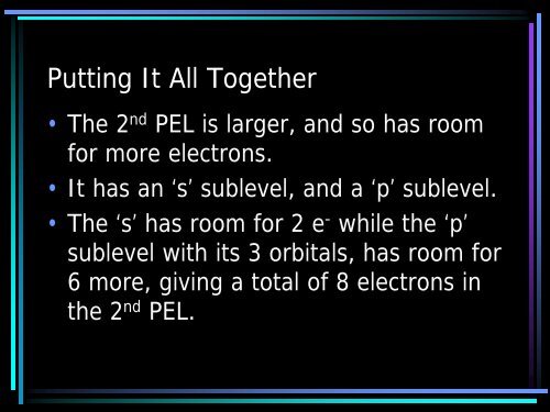 Electron Cloud Structure