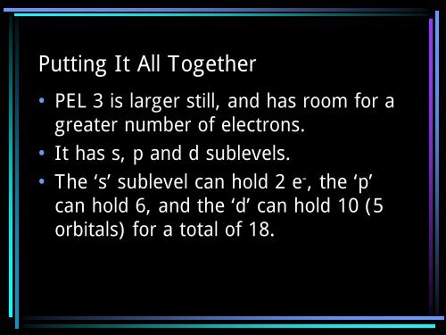 Electron Cloud Structure