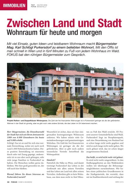 IMMOBILIEN - Fokus