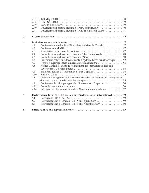 Caisse d'indemnisation des dommages dus à la pollution par les ...