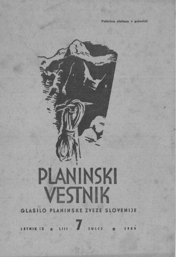 Julij - Planinski Vestnik