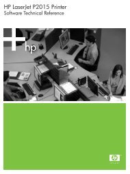 Hp Laserjet 1020 Software Technical Reference External