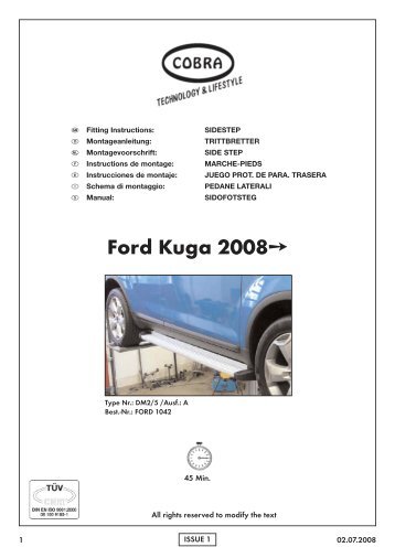 Ford Kuga 2008 - Cobra-SOR