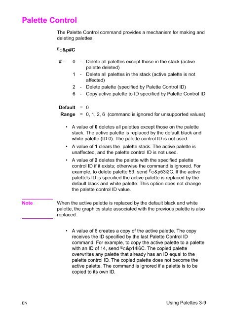 PCL 5 Color Technical Reference Manual - Business Support ...