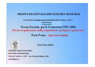 1 NTC TeoriaCL - Ordine Regionale dei Geologi di Sicilia