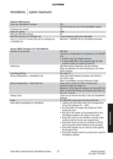 Technical Reference Guide - Lutron