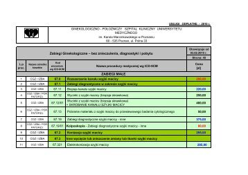 Zabiegi Ginekologiczne â bez znieczulenia, diagnostyki i pobytu ...