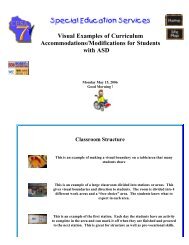 Visual Examples of Curriculum Accommodations/Modifications for ...