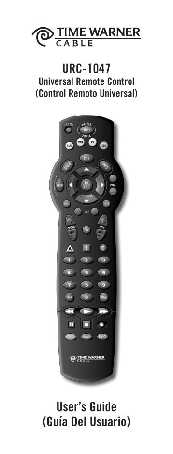 Time Warner Houston Manual - Universal Electronics Remote ...