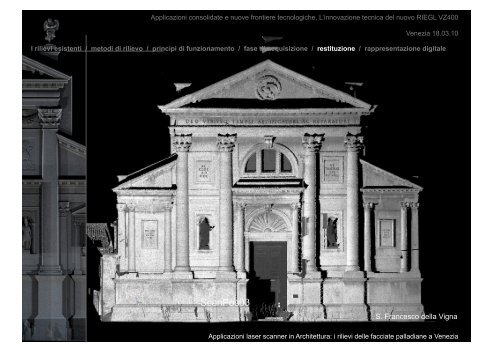 il rilievo laser scanner - Circe