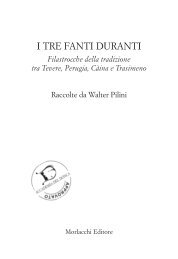 I TRE FANTI DURANTI - Morlacchi Editore