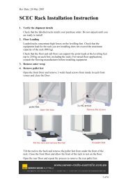 SCEC Rack Installation Instructions - Server Racks Australia