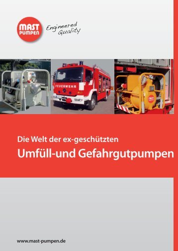 Gefahrgutpumpe GUP 3-1,5 - Mast Pumpen GmbH