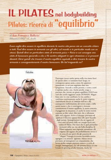 Il pilates nel bodybuilding (PDF) - Olympian's News