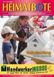 Schulanfang - fuerther-heimatbote.de