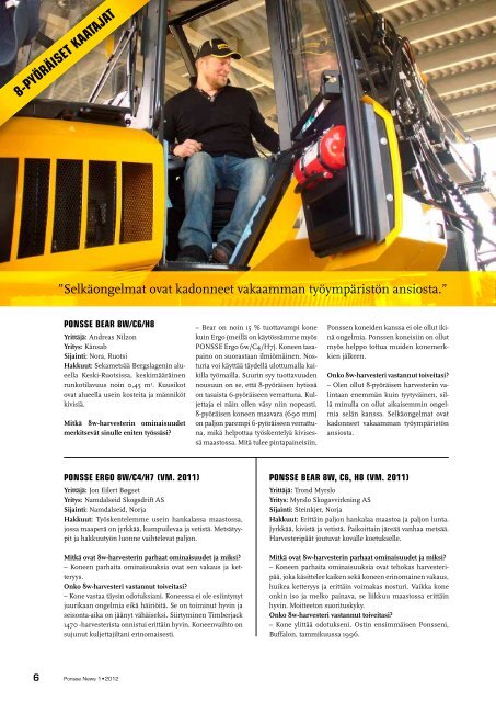 Ponsse News 1/2012 FIN