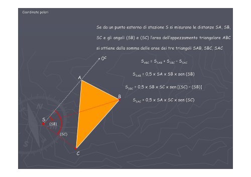 topografia 3 calcolo delle aree