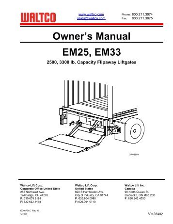 EM-Series - Waltco