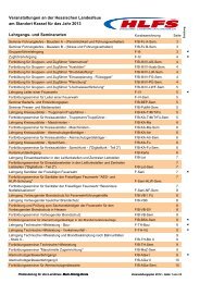 Lehrgangsplan Hessische Landesfeuerwehrschule - Freiwillige ...