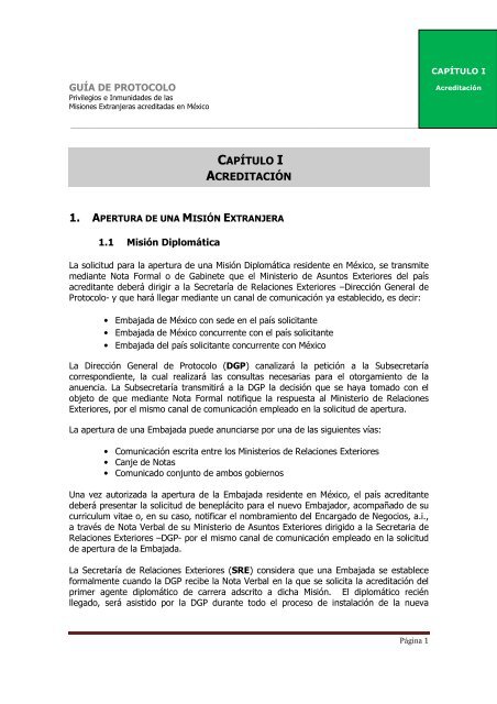 introducciÃ³n - SecretarÃ­a de Relaciones Exteriores