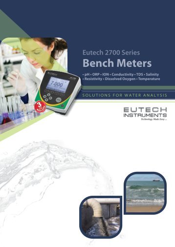 Eutech 2700 series bench meters