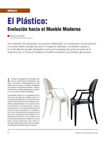 Muebles El PlÃ¡stico - Revista El Mueble y La Madera