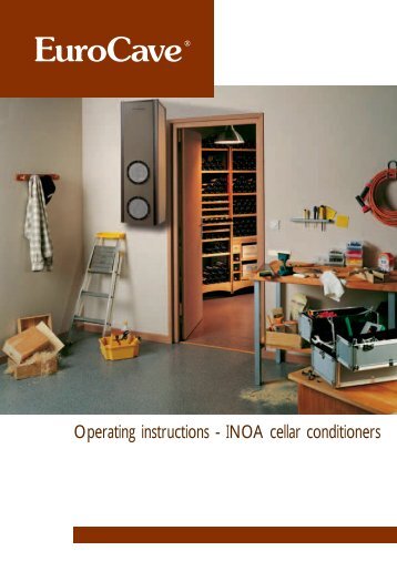 Operating instructions - INOA cellar conditioners