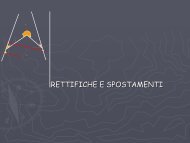 topografia 3 rettifiche e spostamenti