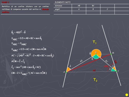 topografia 3 rettifiche e spostamenti